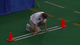 Tom Brady runs 40yard dash at 2000 NFL Scouting Combine [upl. by Airelav]