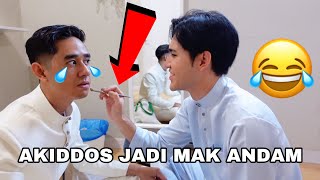 AQIL BERSIAP PERGI NIKAH DENGAN ILIYA 😂 AKIDDOS JADI MAK ANDAM 😝 [upl. by Nehcterg]