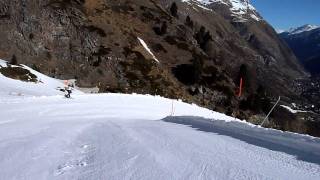 CH  Zermatt  Ski ride from Trockener Steg to Furi [upl. by Emera]