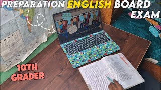 Preparation For English Board Exam 🤕  STUDY WITH ME  10TH GRADER [upl. by Latonia]