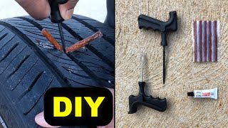 Tyre Puncture Repair Kit Tutorial DIY [upl. by Filomena]