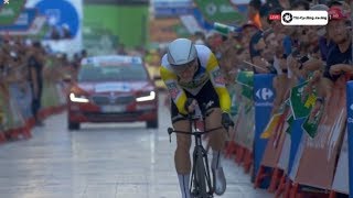 Etape 1  VUELTA 2018  Rohan DENNIS EN ROUGE  Tour DEspagne 2018 [upl. by Nilyam509]