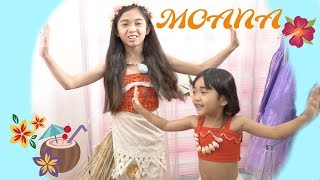 MOANA MAKEOVER with Kaycee amp Rachel [upl. by Gavin30]