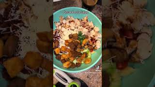 Chicken Cesar Salad with Pasta fypシ゚viral food savorynotesseasoning recipe chickencaesarsalad [upl. by Riesman336]