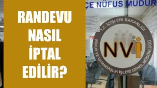 Nüfus Müdürlüğü Randevu İptali Nasıl Yapılır [upl. by Valdes970]