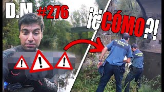 ¡LA POLICÍA QUEDÓ IMPACTADA con lo que ENCONTRÉ EN EL RÍO con mi IMÁN  Detección Metálica 276 [upl. by Fasa937]