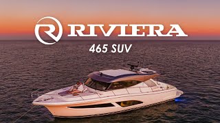 Riviera 465 SUV  Adventure Meets Luxury  Freedom Marine International Yacht Sales [upl. by Noirod894]