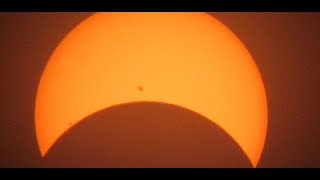 Partial Solar Eclipse 4 8 2024 [upl. by Reitman]