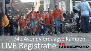 74e Avondvierdaagse Kampen 2019 LIVE registratie [upl. by Pauwles93]