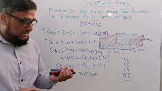 Essex Grammar Schools  Surface Area 11 Plus Maths Tutorial [upl. by Nefets]