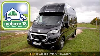 GlobeTraveller Voyager XS camper van and its nomination for award 🏆at Mobicar 2018 [upl. by Goebel393]