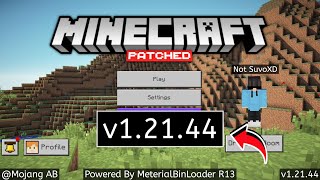 Minecraft Pe 12144 Patch Apk Download  Mcpe New 12144 Patch Version  SuvoXD [upl. by Etheline]