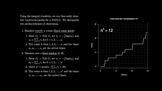 Poisson Processes 4  Arrival Waiting Times Interarrival Times and Simulation [upl. by Porty]