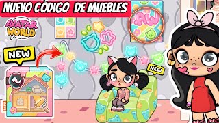 NUEVO CÓDIGO DE MUEBLES GRATIS EN AVATAR WORLD DEL PACK JELLY karola20 [upl. by Toddie110]