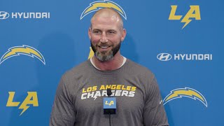 Nick Hardwick On Returning To Chargers  LA Chargers [upl. by Anoyek31]