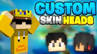 quotCustom Heads in Minecraft PE 121 🤩 100 Working Minecraft Gamingquot [upl. by Eimmit]