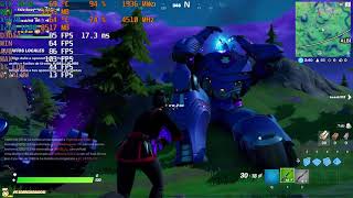 XEON X5670 45GHZ  FORTNITE TEMP4  GTX1070 EPIC [upl. by Osbourne588]