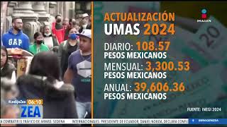 UMA 2024 en México El INEGI da a conocer cuánto aumentará  Noticias con Francisco Zea [upl. by Ollie]