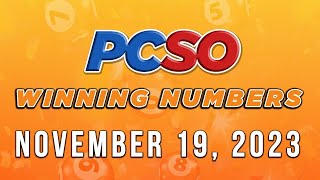 P139M Jackpot Ultra Lotto 658 2D 3D and Superlotto 649  November 19 2023 [upl. by Wright221]