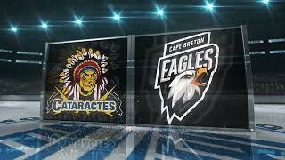 162 Shawinigan Cataractes 0 Cape Breton Eagles 4  10 11 23 [upl. by Ahsiaa]