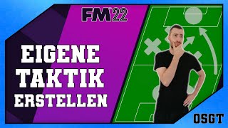 FM22 eine eigene Taktik erstellen 👨‍🎓 [upl. by Lebanna]