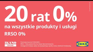 Ikano Bank Promocja 20 rat 0 w IKEA [upl. by Epolulot]