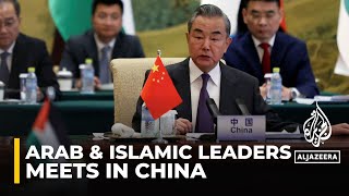 China tells visiting Muslim diplomats it’s willing to help ‘restore peace in the Middle East’ [upl. by Ardnosak]