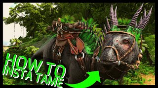 HOW TO INSTA TAME AMARGASAURUS SOLO TRICK  ARK LOST ISLANDS NEW DINO [upl. by Burty]