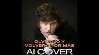 JAVIER MILEI  OLVIDALO Y VOLVERA POR MAS ACUSTICO  AI COVER [upl. by Melodie319]