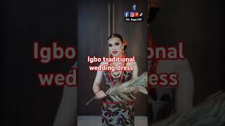 Igbo traditional wedding dress Trendingigboweddingdress weddingdress wedding weddingphotography [upl. by Jehiel]