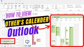 How to View Other Peoples Calendar in Outlook  Open another persons Calendar in Outlook [upl. by Askari]