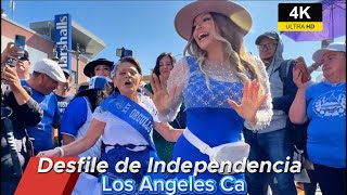 Desfile de Independencia de El Salvador en Hollywood California🎥🌴🌴 4K🚶🏻‍♂️ [upl. by Roldan118]