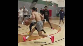 Ben Simmons shoot 3pointer hit tough fadeaway in pro run [upl. by Herb]