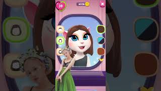 Rose Makeover by My Angela ytshorts ytshort mytalkingangela2 shorts funny gaming [upl. by Lilybelle962]