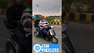 3 wheeler scooter automobile 3wheelerscooter electricscooter viralvideo trending viral shorts [upl. by Nwahsyd]