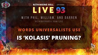 Rethinking Hell Live 093 Words Universalists Use  Does Kolasis mean pruning [upl. by Kenric816]