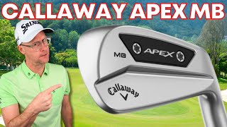 Are Callaway Apex MB Irons Worth It Mark Crossfields Honest Review [upl. by Rafaello565]