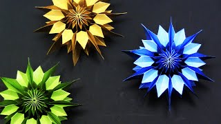 EASY DIY Paper Snowflake DIY 3D  Yakomoga EASY DIY [upl. by Yl139]