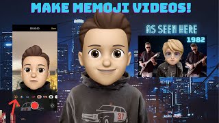 Easy Steps to Create Awesome Memoji emoji Videos with Your iPhone  Green Screen Tips Too [upl. by Nolrah10]