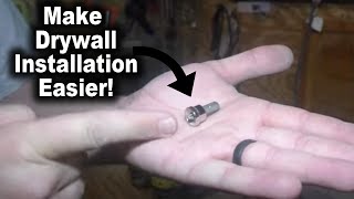 This Tool Will Make Drywall Easier  Turn Your Drill Into A Drywall Gun [upl. by Aseena]