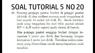 KALKULUS I Soal Tutorial 5 No20 [upl. by Ativak278]