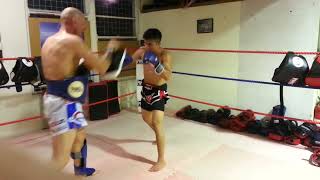 Coach Chao Demo Thai Pads [upl. by Lorenzana878]