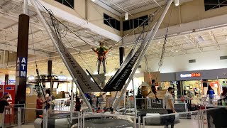 Action Time Bungee Trampoline at Ontario Mills Mall Ontario Ca  Spy Peace ✌️ [upl. by Ethben]