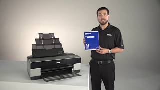 Epson Ink Jet Cleaning Sheets  How to Keep Printers Feed Clean [upl. by Nrubloc57]