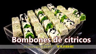 Bombones de chocolate blanco y ganache de cítricos ¡Deliciosos [upl. by Nosle]