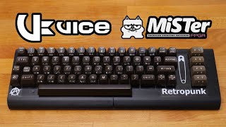 Real C64 keyboard for MiSTer FPGA and VICE Emulation [upl. by Ressan]