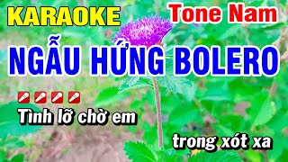 Karaoke Ngẫu Hứng Bolero Nhạc Sống Tone Nam Chuẩn  Hoài Phong Organ [upl. by Pierette335]