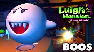 Luigis Mansion Dark Moon  Gloomy Manor  Early Boo Locations Nintendo 3DS Gameplay Walkthrough [upl. by Idolla]