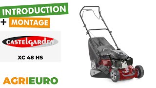 Presentation and assembly of the Castelgarden XC 48 HS  trailed petrol mower [upl. by Neened]