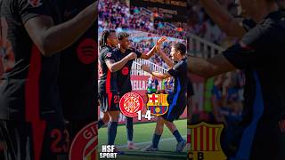 Barcelona ganó 14 vs Girona con goles de Pedri Olmo y doblete de Lamine Yamal shorts laliga [upl. by Jaime]